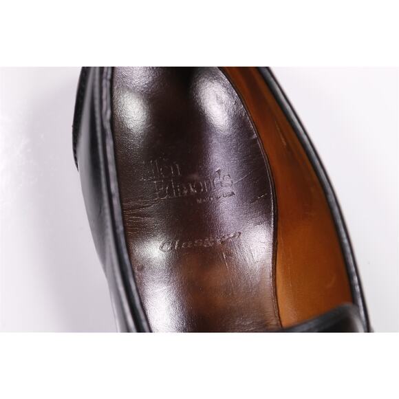 Allen Edmonds Glasgow Black Leather Penny Loafers 13 D - Picture 10 of 11